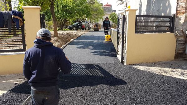 Asfaltare Curte in strada General Berthelot Bucuresti 1